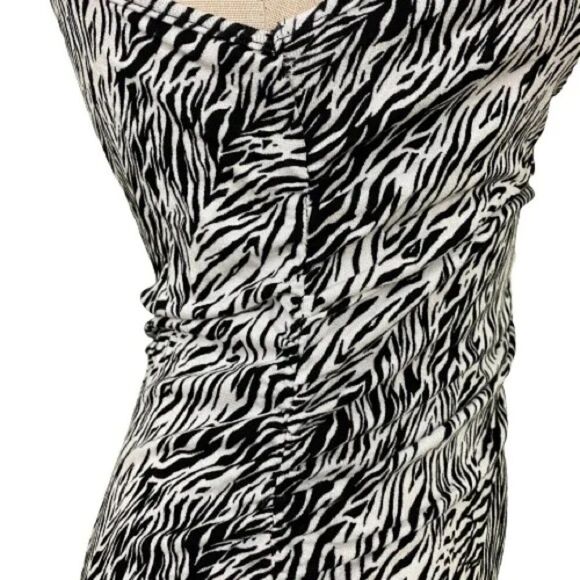 Free People Coco Racerback Tank Zebra Print - Size Large - Picture 4 of 8